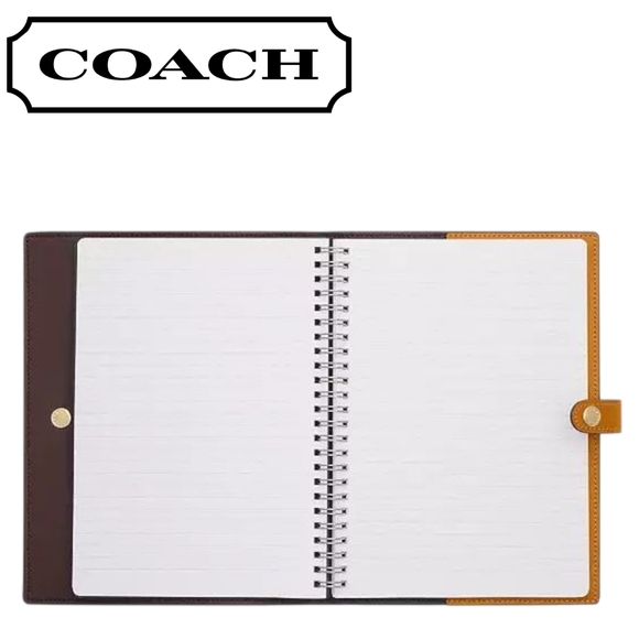 Coach Golden Yellow Floral Blooms Notebook - Picture 2 of 7